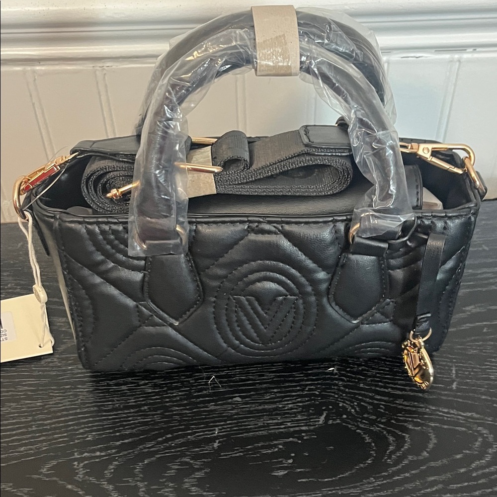 Valentino Orlandi Quilted Black Mini Bag - Picture 4 of 8
